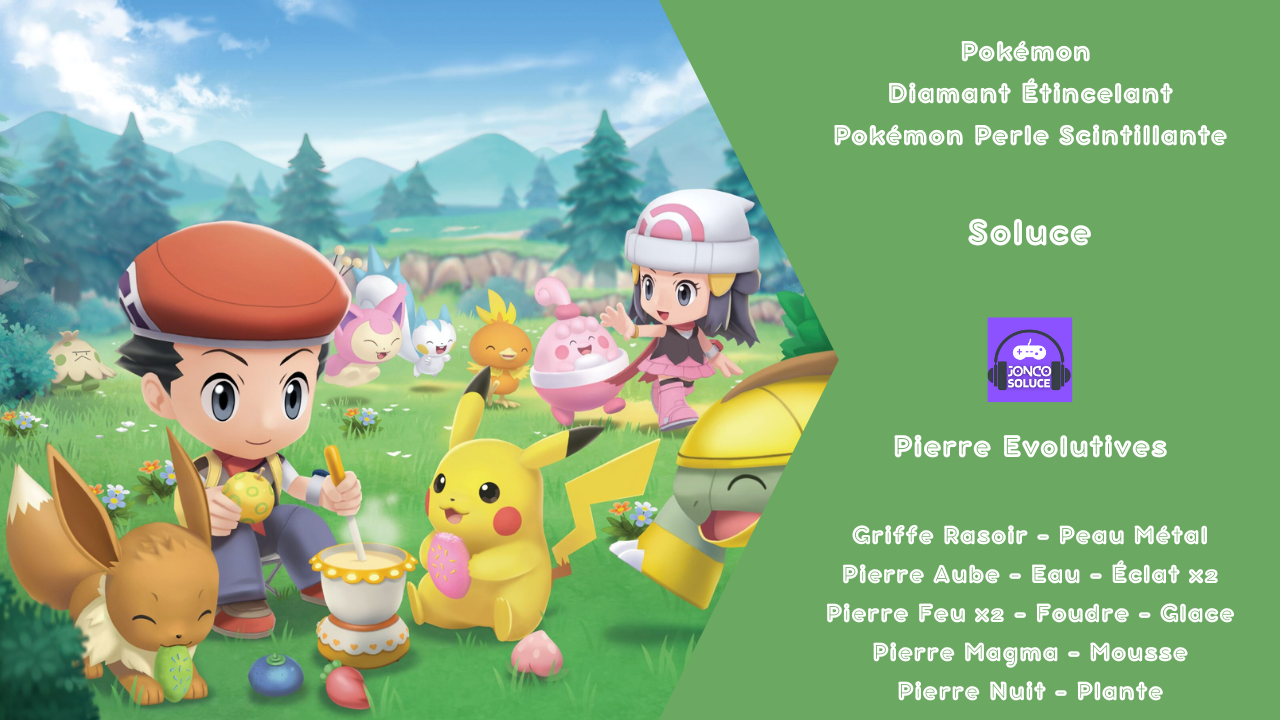 Pierres Évolutives Pokémon Diamant