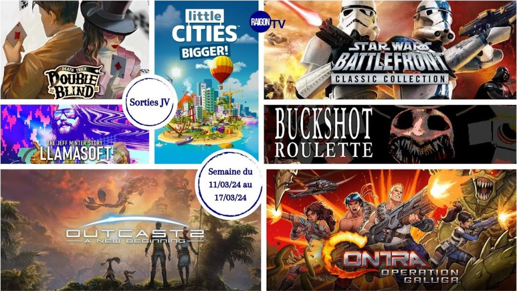 Sortie des jeux vidéos à venir
