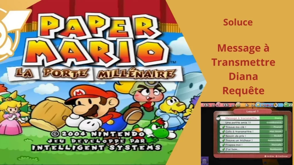 Message a transmettre - Diana