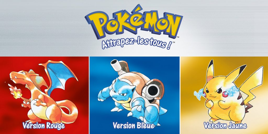 Pokémon Rouge Bleue Jaune