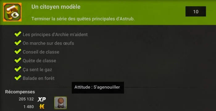 Succès Histoire Principale Dofus